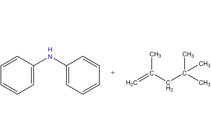 Benzenamina, N-fenil-, produtos de reação com 2, 4,4-trimetilpenteno
