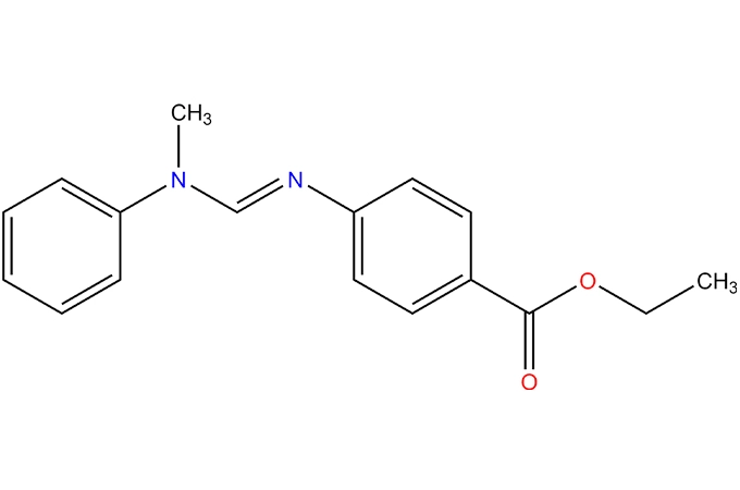 N-(etoxcarbonilfenil)-N'-metil-N'-fenil formamidina