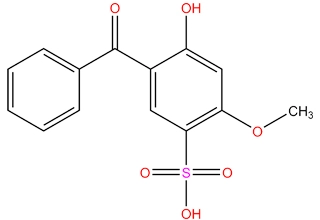 2-Hydroxy-4-methoxy-benzophenone-5-sulphonic ácido