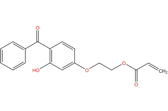 2-(4-Benzoil-3-hidroxifenoxi) etil acrilato; 2-Hidroxi-4-(acririloxietoxi) benzofenona