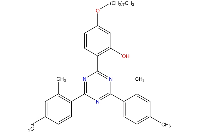 2-[4,6-Bis (2,4-dimetilfenil)-1, 3,5-triazin-2-il]-5-(octiloxi) fenol