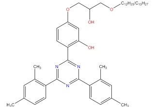 Produtos de reação de 2-(4,6-bis (2,4-dimetilfenil)-1, 3,5-triazin-2-il)-5-hidroxifenol com (C10-16, rico em C12-13 alquiloxi) metil) oxirano