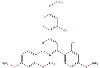 5-butoxi-2-[4-(4-butoxi-2-hidroxifenil)-6-(2,4-dibutoxifenil)-1, 3,5-triazin-2-il] fenol