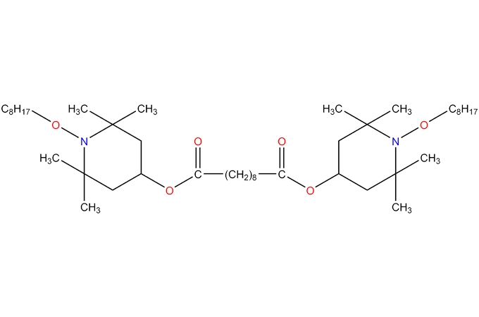 Bis (1-octiloxi-2, 2,6,-tetramethyl-4-piperidyl) sebacato