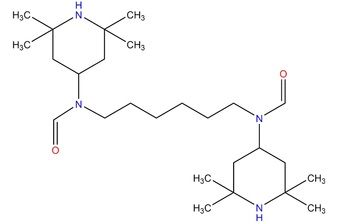 N,N'-bisformil-N,N'-bis-(2,2, 6,6-tetrametil-4-piperidinil)-hexametilendiamina