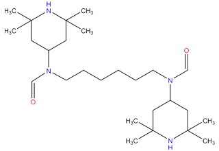 N,N'-bisformil-N,N'-bis-(2,2, 6,6-tetrametil-4-piperidinil)-hexametilendiamina