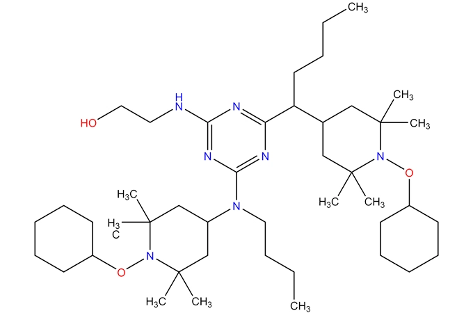 Produtos de reação 2-Aminoetanol com ciclohexano e N-butyl-2 peroxidados, produtos de reação 2, 6,6-tetrametil-4-piperidinamina-2, 4,6-tricloro-1, 3,5-triazina