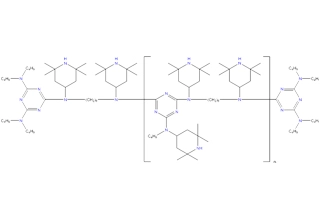 1,6-hexanodiamina, N,N'-bis(2,2, 6,6-tetrametil-4-piperidinil)-polímero com 2, 4,6-tricloro-1, 3,5-triazina, produtos de reação com N-butyl-1-butanamine e N-butyl-2,2, 6,6-tetrametil-4-piperidinamina