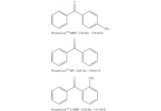 4-Metilbenzofenona e benzofenona e 2-Metilbenzofenona