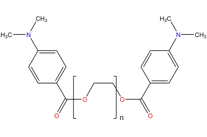 Bis (p-dimetilaminobenzoato) de poli (etilenoglicol)