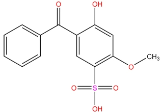 2-Hydroxy-4-methoxy-benzophenone-5-sulphonic ácido