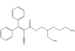 2-etilhexil 2-ciano-3, 3-difenil-2-acrilato