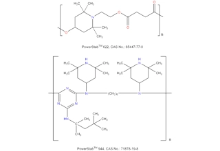 Poli [[6-[(1,1, 3,3-tetrametilbutil) amino]-1, 3,5-triazina-2, 4-diil][(2,2, 6,6-tetrametil-4-piperidinil) imino]-1,6-hexanodiil [(2,2, 6,6-tetrametil-4-piperidinil) imino]])